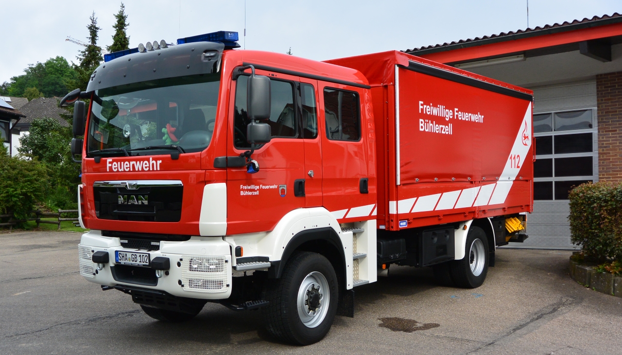 Geraetewagen Transport (GW-T) der Feuerwehr Buehlerzell